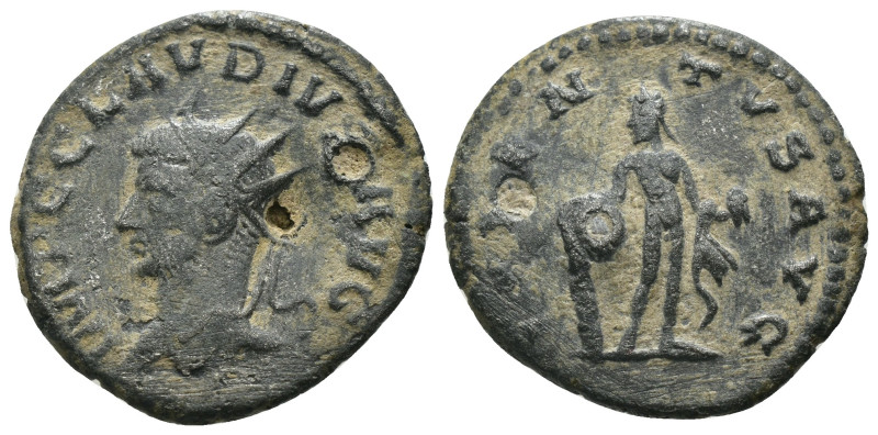 Claudius II. Gothicus. (268-270 AD). Æ Antoninianus. Antioch. Obv: IMP C CLAVDIV...