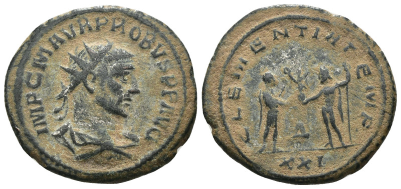 Probus. (276-282 AD). Æ Antoninian. Antioch. Obv: IMP C M AVR PROBVS AVG. radiat...