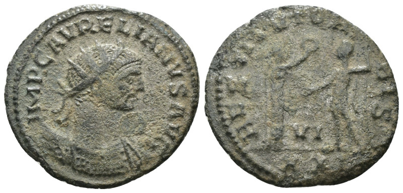 Aurelian. (274-275 AD). Æ Antoninian. Antioch. Obv: IMP C AVRELIANVS AVG. radiat...