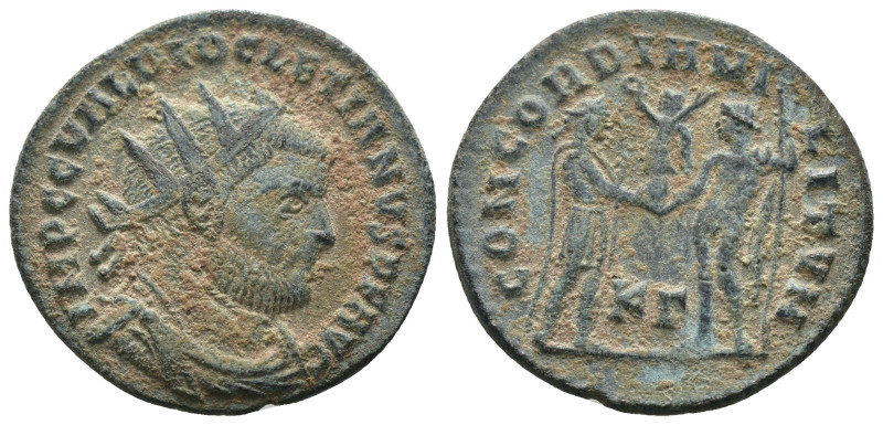 Diocletian. (285 AD). Æ Antoninian. Antioch. Obv: IMP C C VAL DIOCLETIANVS P F A...