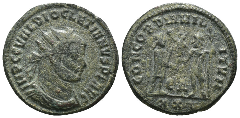 Diocletian. (285 AD). Æ Antoninian. Antioch. Obv: IMP C C VAL DIOCLETIANVS P F A...