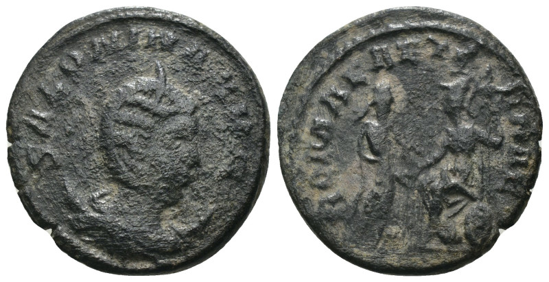 Salonia. (255-256 AD) BI Antoninianus. Samosata. Obv: SALONINA AVG. diademed bus...