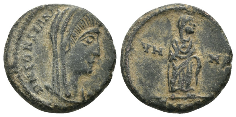 Divus Constantinus I. (347-348 AD). Æ Follis. Antioch. Obv: DV CONSTANTINVS PT A...