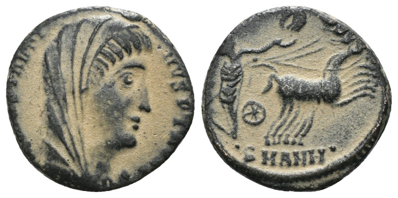 Divus Constantinus I. (337-340 AD). Æ Follis. Antioch. Obv: DV CONSTANTINVS PT A...