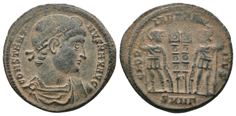 Constantinus I. (306-337 AD). Æ Follis. Antioch. Obv: CONSTANTINVS MAX AVG. pear...