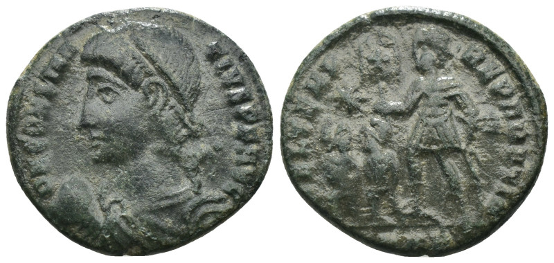 Constantinus II. (337-361 AD). Follis. Heraclea. Obv: D N CONSTANTIVS P F AVG. d...