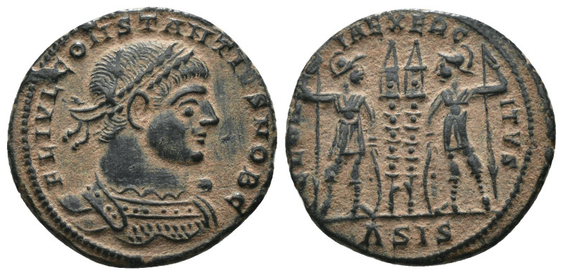 Constantinus I. (306-337 AD). Æ Follis. Antioch. Obv: CONSTANTINVS MAX AVG. pear...