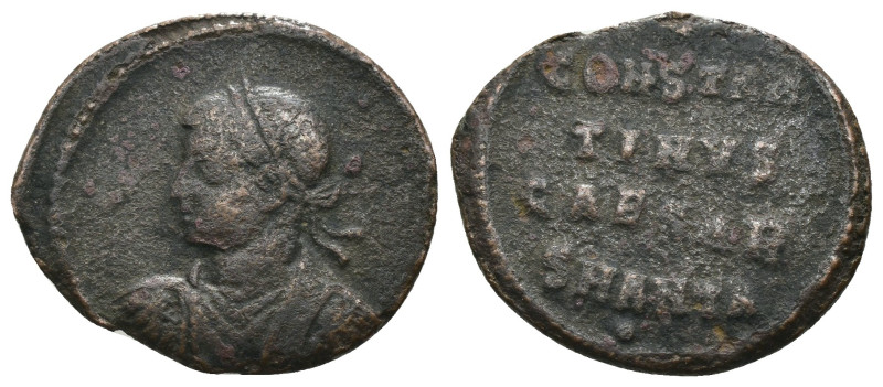 Constantinus I. (307-337 AD). Follis. Antioch. Obv: laureate bust of Constantinu...