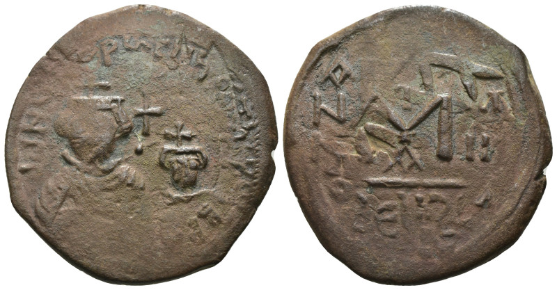 Byzantine Empire. undefined. (6.-9. Century AD). Æ Follis. Constantinople. Weigh...