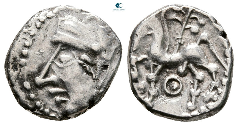 Central Gaul. Lemovices 100-50 BC. 
Quinarius AR

15 mm, 1,87 g



Very F...