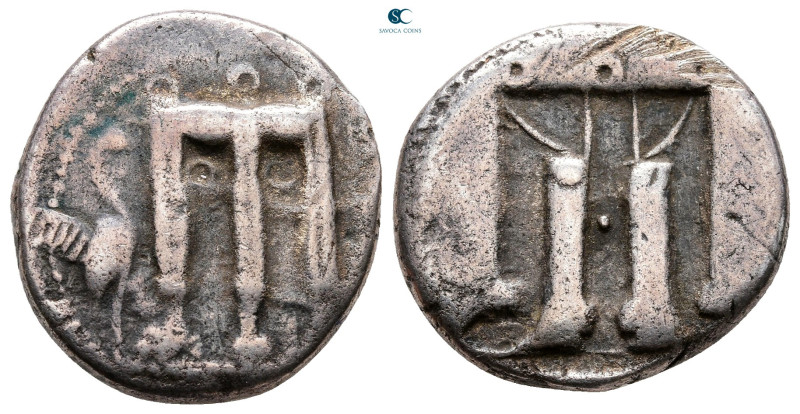Bruttium. Kroton circa 480-430 BC. 
Nomos AR

20 mm, 7,50 g



Very Fine