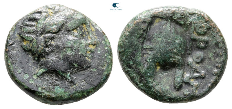 Macedon. Orthagoreia circa 250 BC. 
Bronze Æ

14 mm, 2,50 g



Good Fine