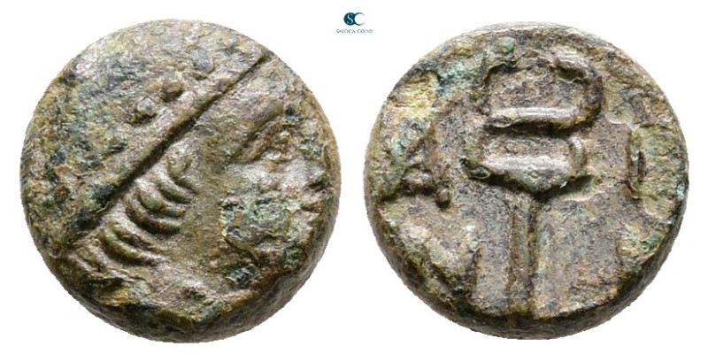 Thrace. Ainos circa 440-412 BC. 
Bronze Æ

8 mm, 0,91 g



Nearly Very Fi...