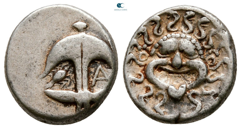 Thrace. Apollonia Pontica circa 480-435 BC. 
Drachm AR

15 mm, 3,19 g



...