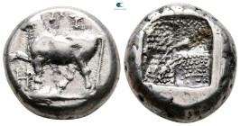 Thrace. Byzantion circa 387-340 BC. Tetradrachm AR