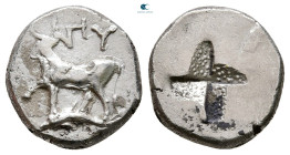 Thrace. Byzantion circa 387-340 BC. Half Siglos AR