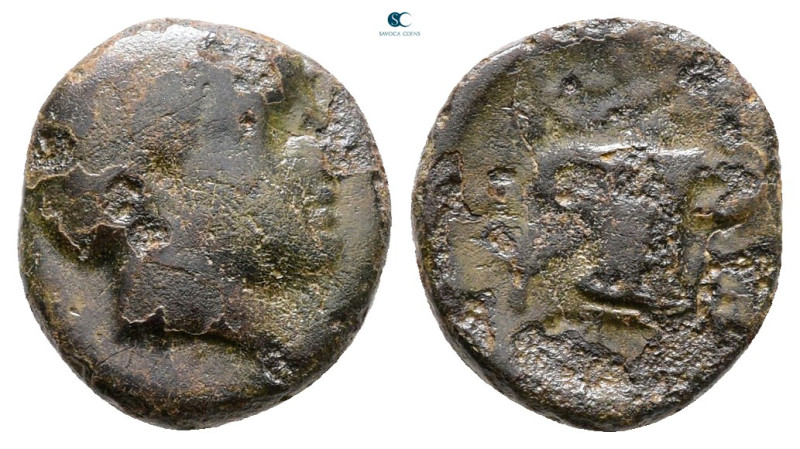 Thrace. Kypsela circa 420-380 BC. 
Bronze Æ

12 mm, 1,62 g



Fine