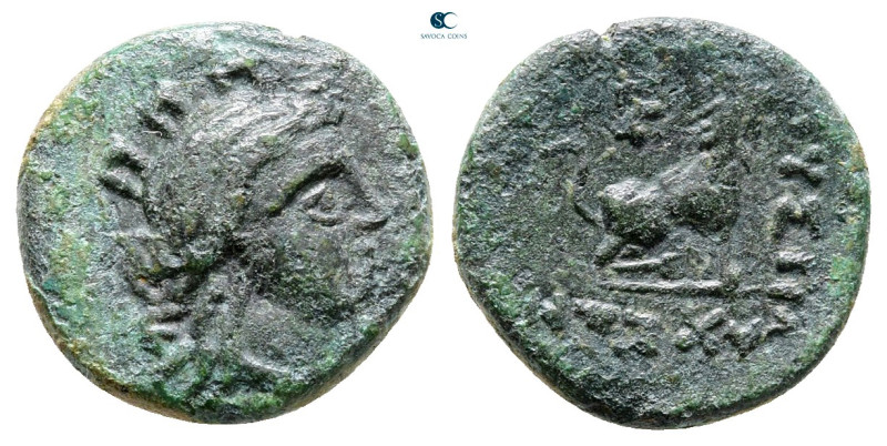 Thrace. Lysimacheia circa 309-220 BC. 
Bronze Æ

14 mm, 1,84 g



Nearly ...