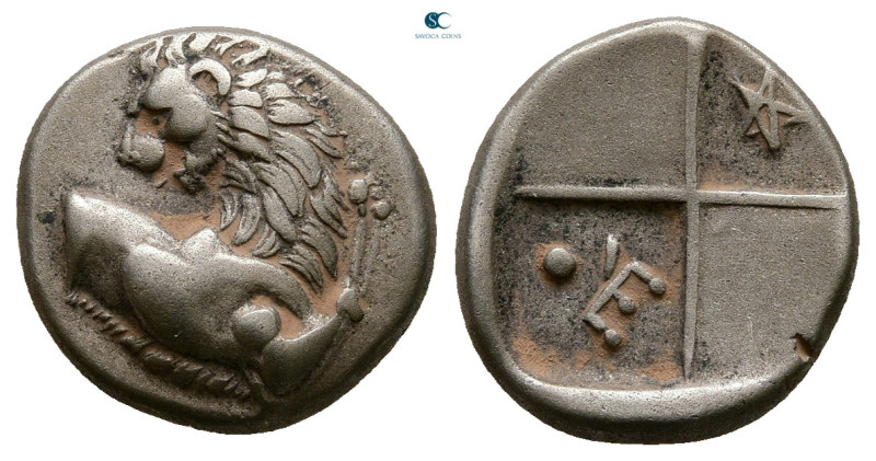 The Thracian Chersonese. Chersonesos circa 386-338 BC. 
Hemidrachm AR

13 mm,...