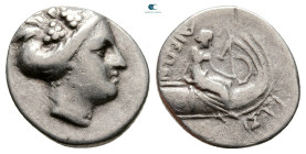 Euboea. Histiaia circa 300-100 BC. Tetrobol AR