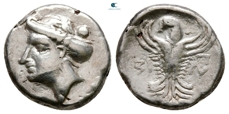 Paphlagonia. Sinope circa 330-250 BC. 
Hemidrachm AR

15 mm, 2,86 g



Ve...