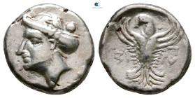 Paphlagonia. Sinope circa 330-250 BC. Hemidrachm AR