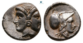 Mysia. Lampsakos circa 500-450 BC. Diobol AR