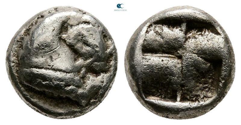 Mysia. Lampsakos circa 500-450 BC. 
Pale Hekte EL

10 mm, 2,28 g



Very ...