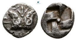 Troas. Kebren circa 400 BC. Hemiobol AR