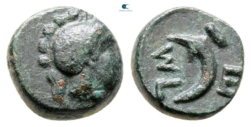 Troas. Sigeion circa 400-200 BC. 
Bronze Æ

10 mm, 1,21 g



Very Fine