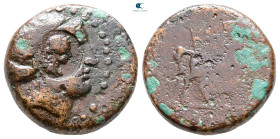 Aiolis. Kyme circa 250-190 BC. Bronze Æ