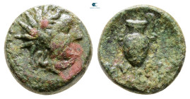 Aiolis. Myrina circa 200-0 BC. Bronze Æ