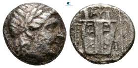 Lesbos. Mytilene circa 350-250 BC. Triobol AR