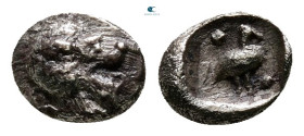 Ionia. Miletos circa 525-475 BC. Tetartemorion AR