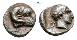 Caria. Kasolaba circa 450-400 BC. Hemiobol AR
