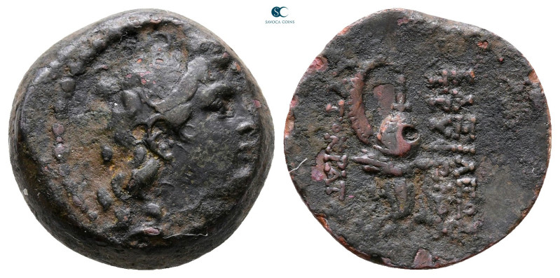 Seleukid Kingdom. Tryphon 142-138 BC. 
Bronze Æ

17 mm, 5,17 g



Good Fi...