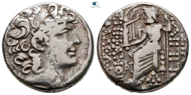 Seleukid Kingdom. Antioch on the Orontes. Philip I Philadelphos 95-75 BC. 
Tetr...