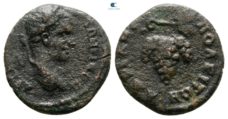 Thrace. Hadrianopolis. Caracalla AD 198-217. 
Bronze Æ

16 mm, 2,71 g



...