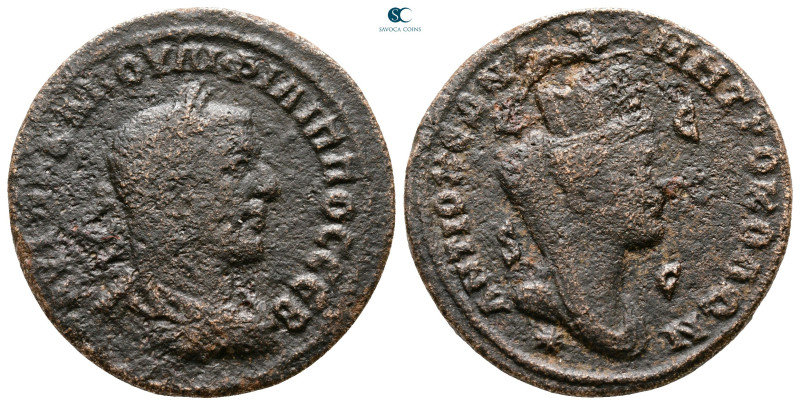 Seleucis and Pieria. Antioch. Philip I Arab AD 244-249. 
Bronze Æ

30 mm, 13,...