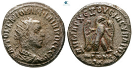 Seleucis and Pieria. Antioch. Philip II AD 247-249. Billon-Tetradrachm