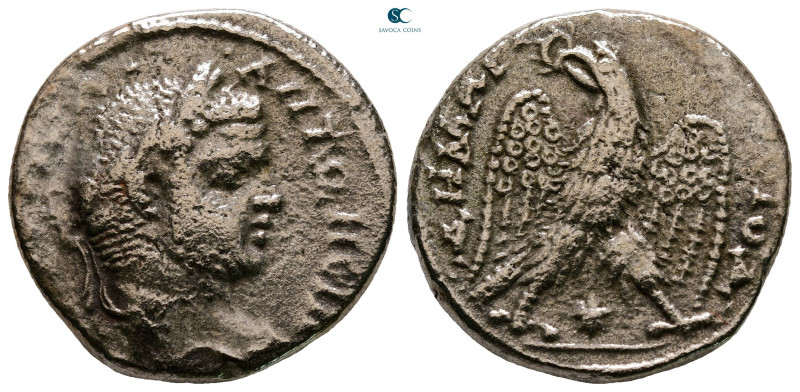 Seleucis and Pieria. Laodicea ad Mare. Caracalla AD 198-217. 
Billon-Tetradrach...