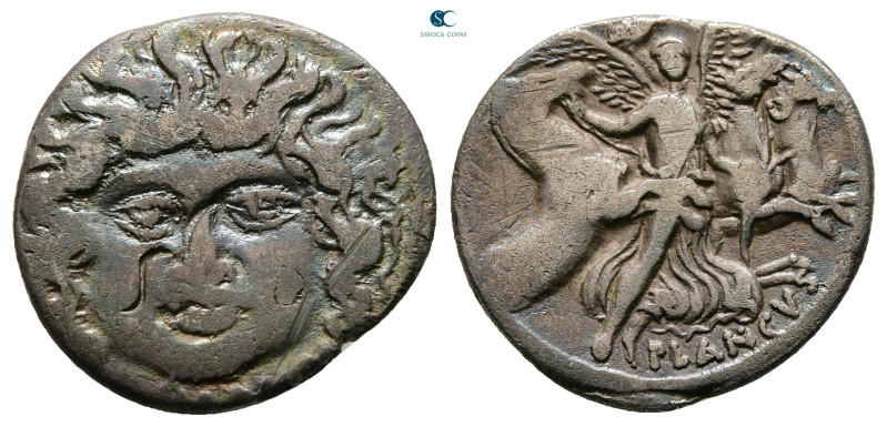 L. Plautius Plancus 47 BC. Rome
Denarius AR

19 mm, 3,39 g



Nearly Very...