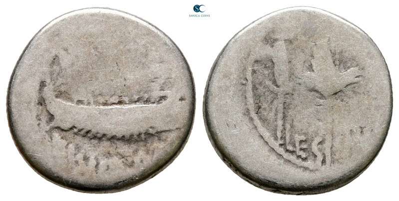 Mark Antony 32-31 BC. Military mint moving with M.Antony
Denarius AR

17 mm, ...