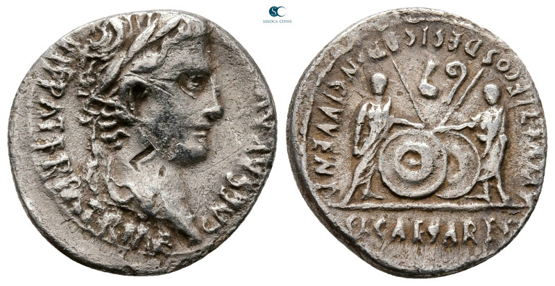 Augustus 27 BC-AD 14. Lugdunum
Denarius AR

20 mm, 3,46 g



Very Fine