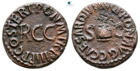Caligula AD 37-41. Rome. Quadrans Æ