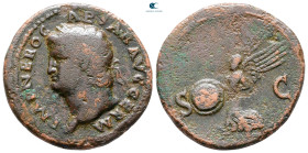 Nero AD 54-68. Rome. As Æ