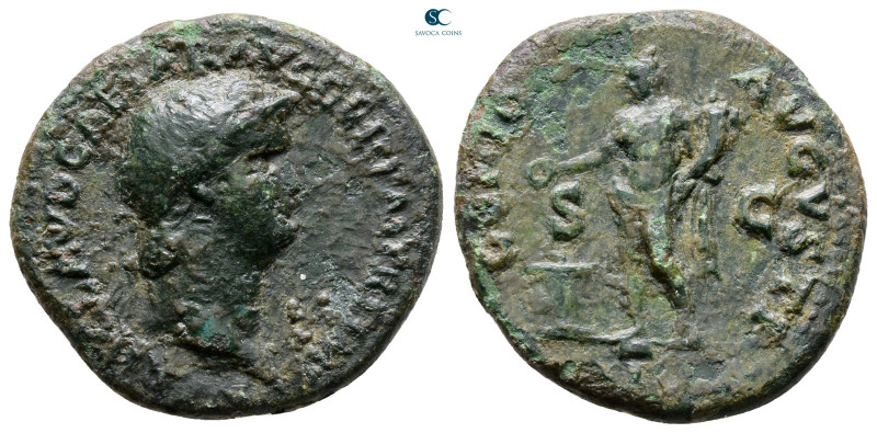 Nero AD 54-68. Rome
As Æ

23 mm, 6,31 g



Good Fine