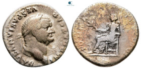 Vespasian AD 69-79. Rome. Denarius AR