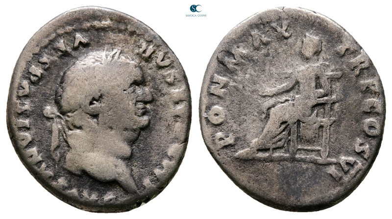 Vespasian AD 69-79. Rome
Denarius AR

19 mm, 3,05 g



Nearly Very Fine