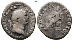 Vespasian AD 69-79. Rome. Denarius AR